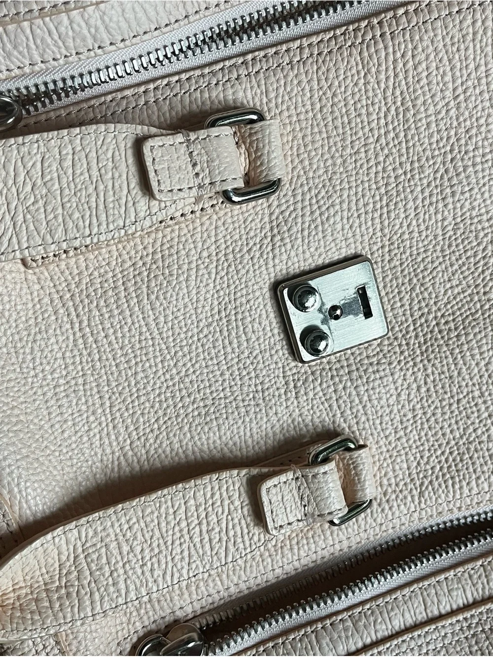 3.1 Phillip Lim Pashli Pebbled Leather Bag in Pale Blush